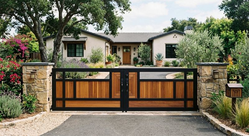 Driveway Fence Installation in Cary, NC